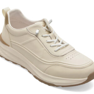 Pantofi sport GRYXX albi, 52331, din piele naturala