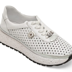 Pantofi GRYXX albi, 2191558, din piele naturala