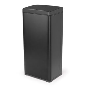 Cos de Gunoi Smart, Doctor Home Obi, Senzor de Miscare, Otel Inoxidabil, 50L – Negru