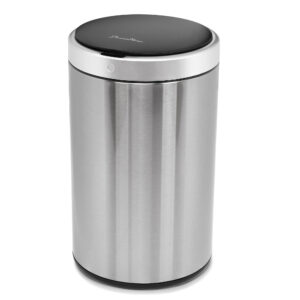 Cos de Gunoi Smart, Doctor Home Siri, Senzor de Miscare, Otel Inoxidabil, 12L – Gri