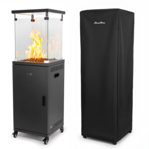 Husa de Protectie pentru Incalzitor de Terasa pe Gaz, Model Cube, Doctor Home, 137 X 42 – Negru