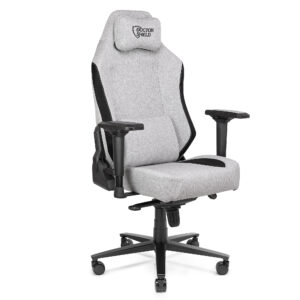 Scaun Gaming Profesional Dr.Shield Capsule Textil, King Size XXL, Rezistenta 200 KG – Gri