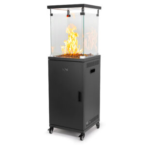 Incalzitor Terasa pe Gaz Profesional Doctor Home, 13000W, Cube – Negru Mat