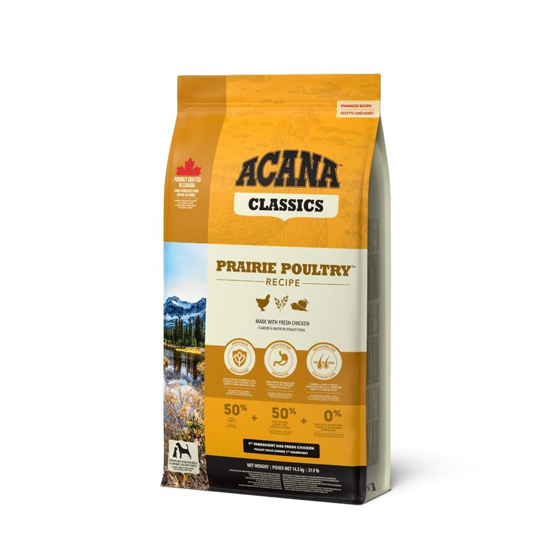 Acana ACANA Classics Praire Poultry Pui, hrană uscată câini, 14.5kg 14.5kg