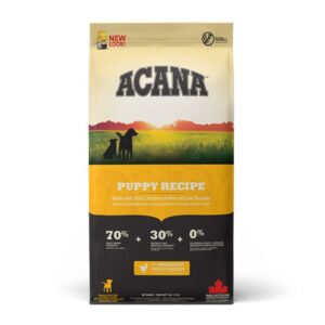ACANA Dog Medium Puppy & Junior, hrană uscată fără cereale câini junior 17kg