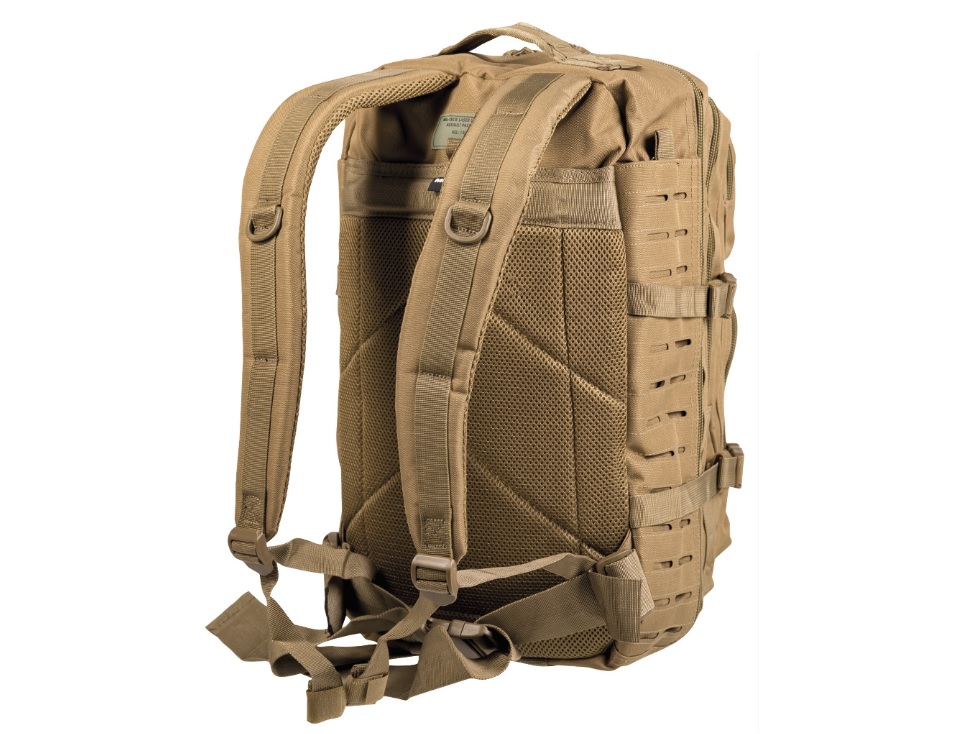 RUCSAC DE ASALT MODEL U.S. LASER CUT - COYOTE- LARGE - Image 2