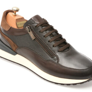 Pantofi sport LE COLONEL maro, 66442, din piele naturala