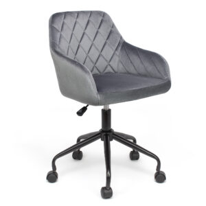 Scaun de Birou, Dr.Home Tommy, Catifea – Gri
