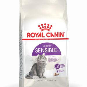 Royal Canin Sensible Adult hrana uscata pisica, digestie optima 10 + 2kg Gratuit