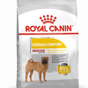 Royal Canin Medium Dermacomfort hrana uscata caine, prevenirea iritatiilor pielii 12kg 12kg