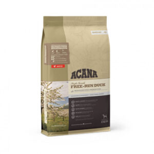 ACANA Singles Free-Run Duck, Rață și Pere, hrană uscată monoproteică fără cereale câini, 11.4kg 11.4kg