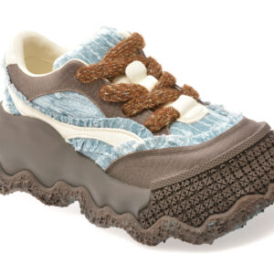 Pantofi sport GRYXX maro, S6101, din material textil si piele naturala