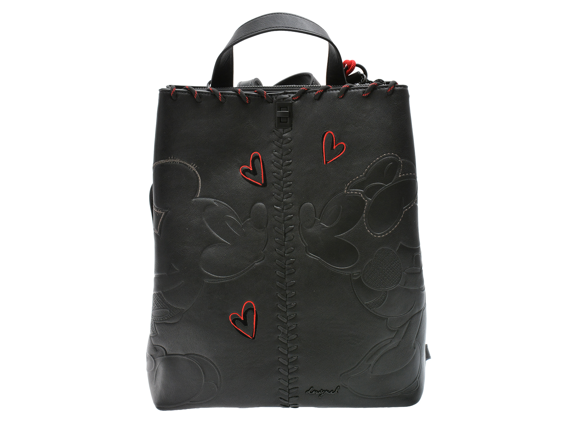 Rucsac DESIGUAL negru Rucsac DESIGUAL negru dama