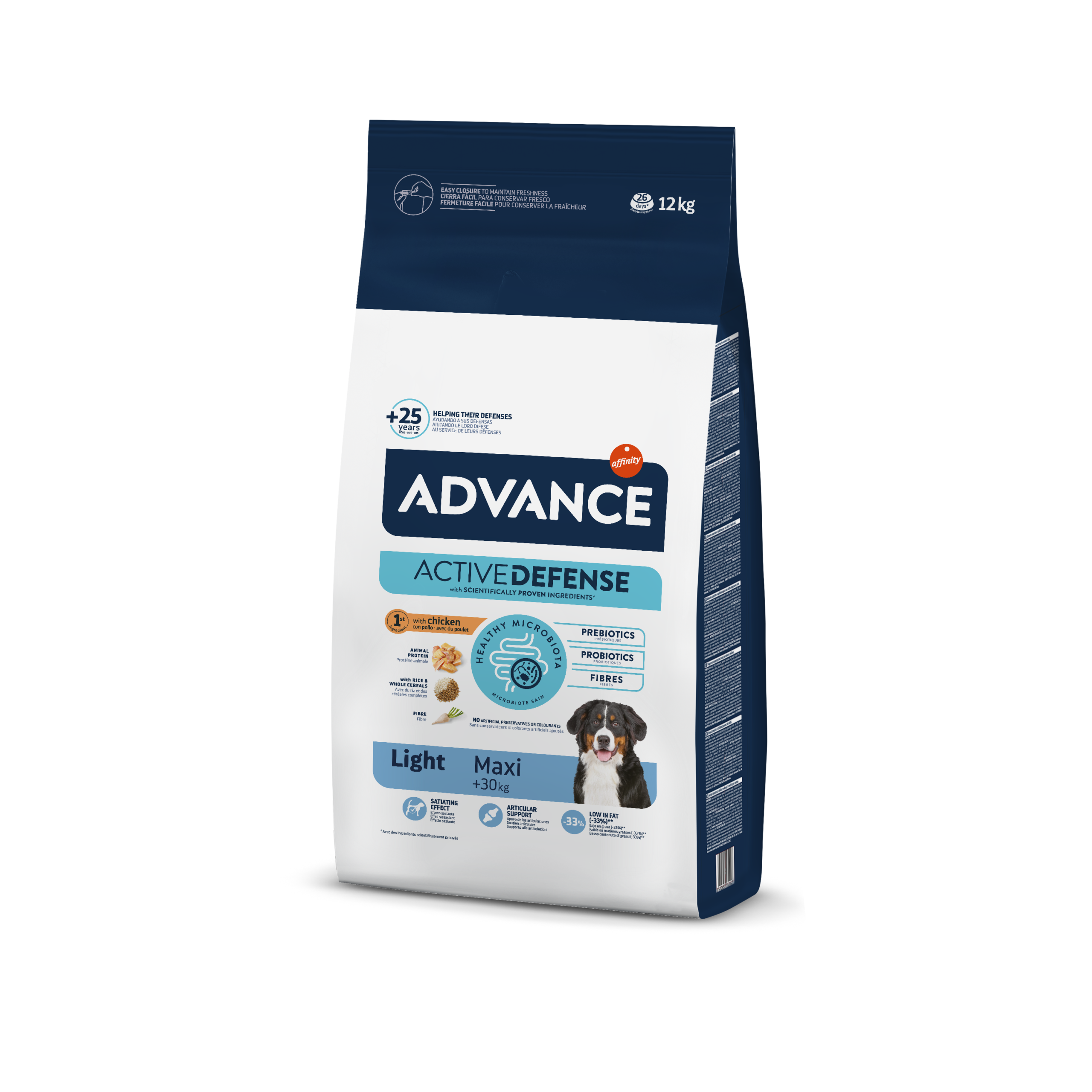 Hrana uscata pentru caini Advance Maxi Light 12kg 12kg