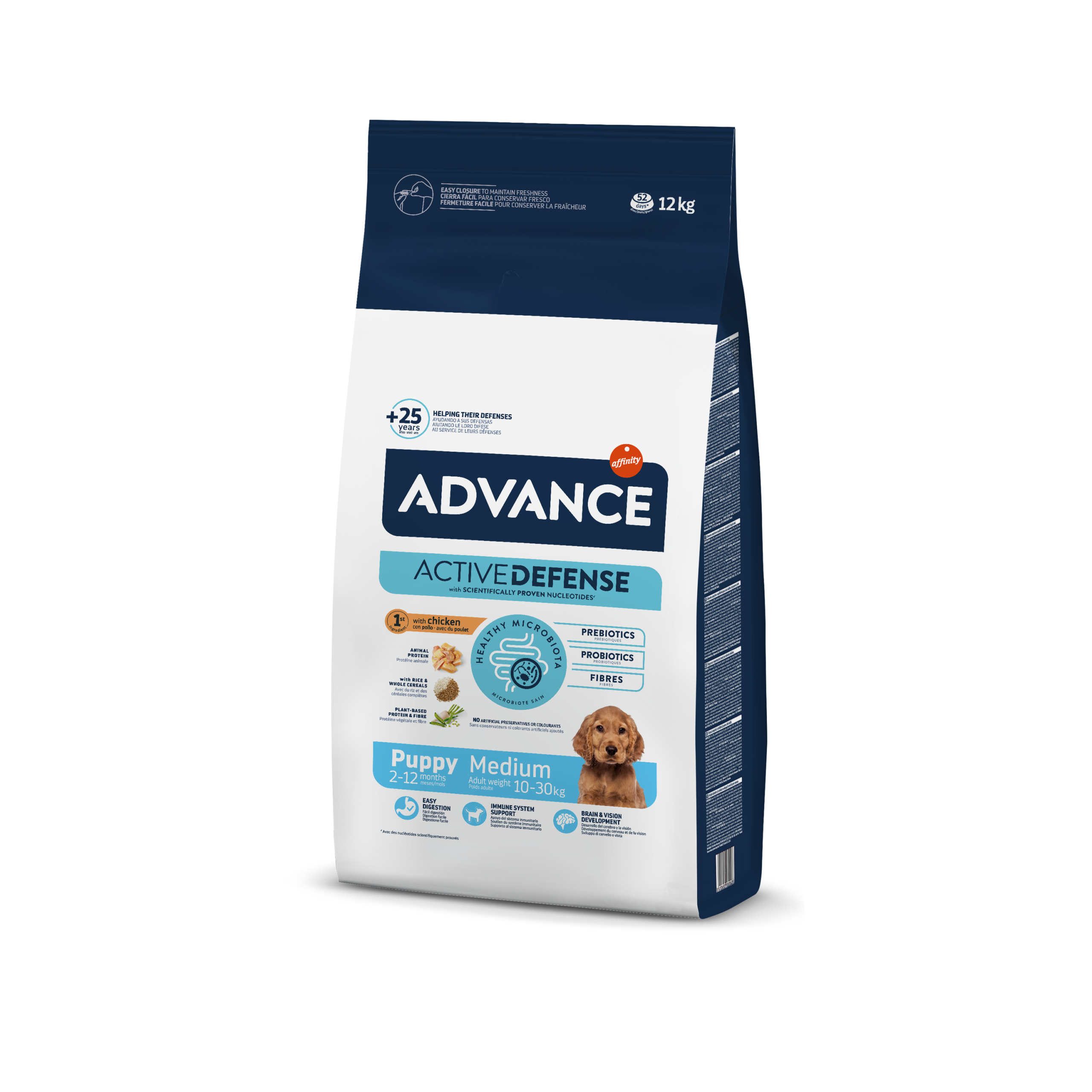 Hrana uscata pentru caini Advance Medium Puppy Protect 12kg