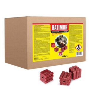 Ratimor Parafin Wax Block 10 g/ 10 kg – Red