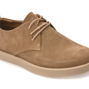 Pantofi GRYXX bej, 80027, din piele intoarsa