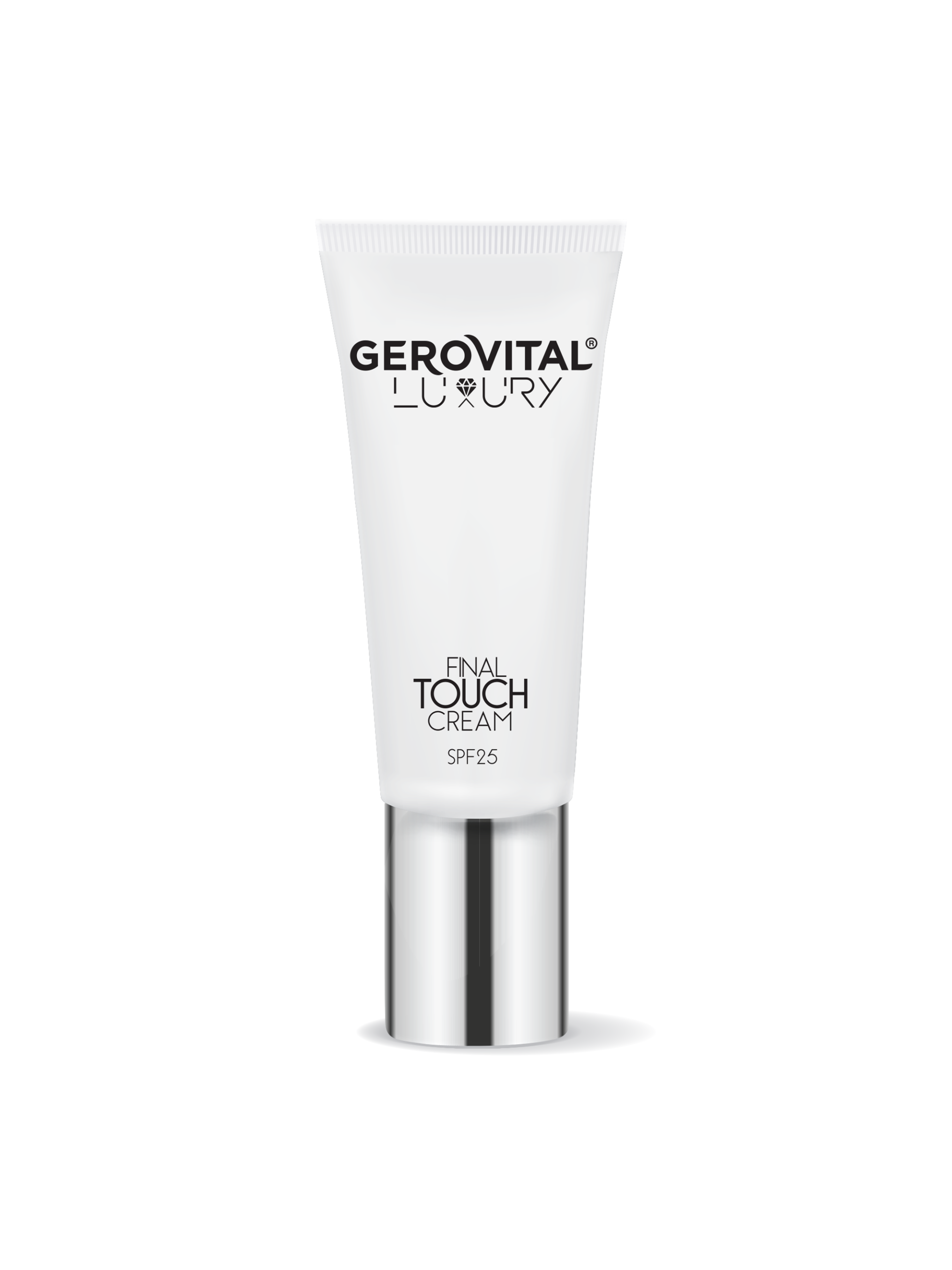 Cremă Final Touch Spf 25 Corectoare și Hidratantă Efect Instant De ntinerire, Netezire și Uniformizare, Nuanță Adaptabilă, Gerovital Luxury, 30 Ml