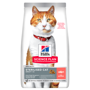 Hrana uscata pisici, Hill’s Science Plan Feline Adult Sterilised Salmon, 15 kg