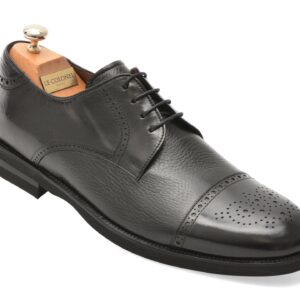 Pantofi eleganti LE COLONEL negri, 44725, din piele naturala