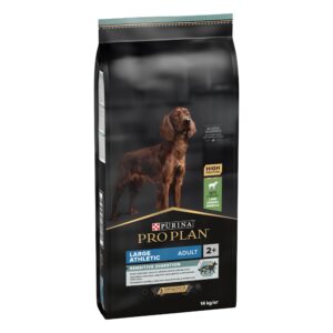 Hrana uscata pentru caini Pro Plan Large Athletic Adult, Sensitive Digestion, Miel, 14kg 14kg