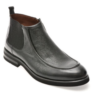 Ghete elegante LE COLONEL negre, 64137, din piele naturala