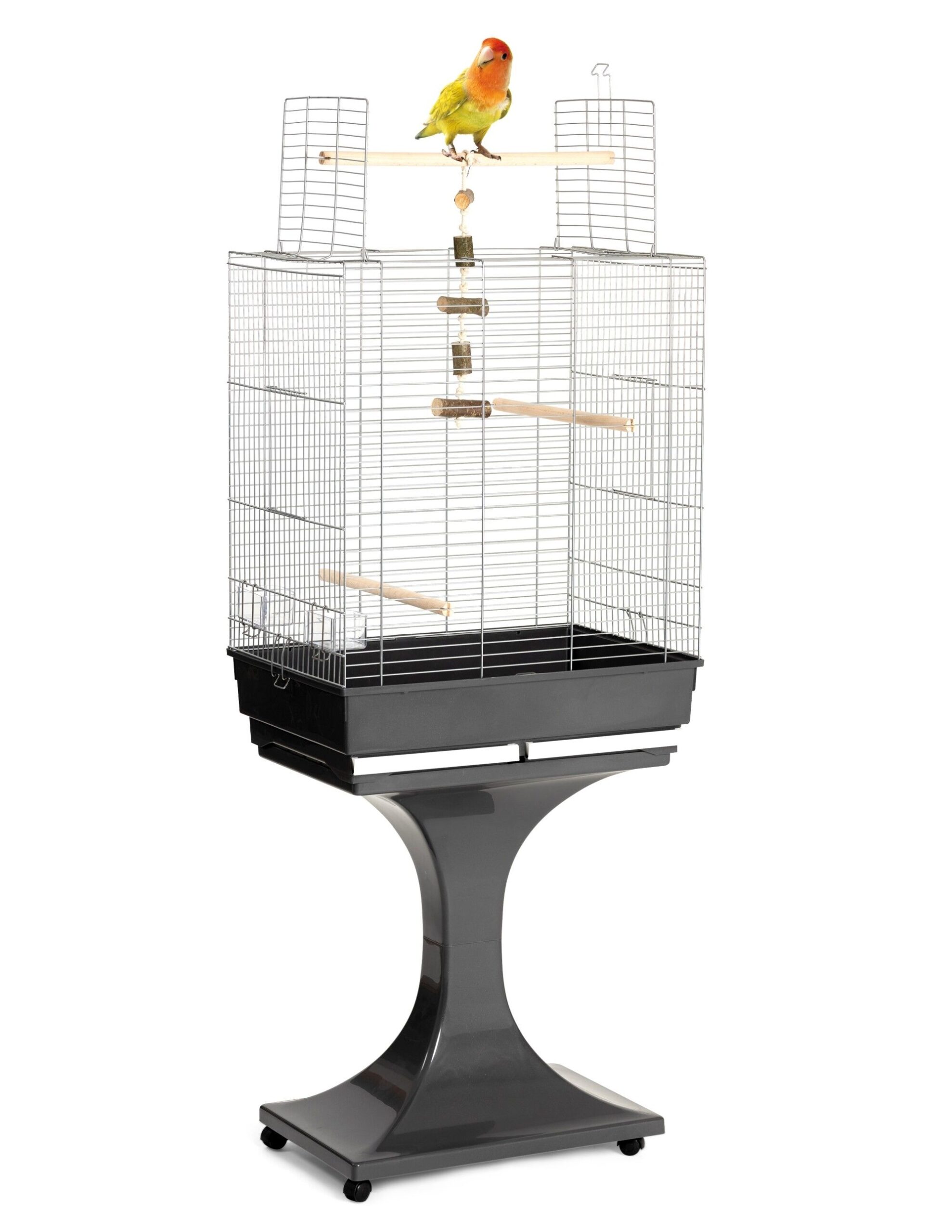 Colivie Soraya Zincata cu suport, 66x45x81 cm, 15210030