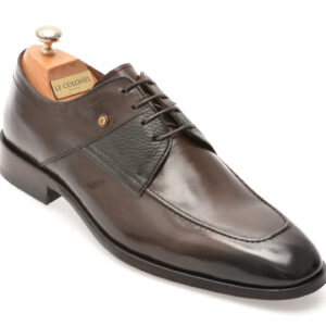 Pantofi eleganti LE COLONEL maro, 48494, din piele naturala