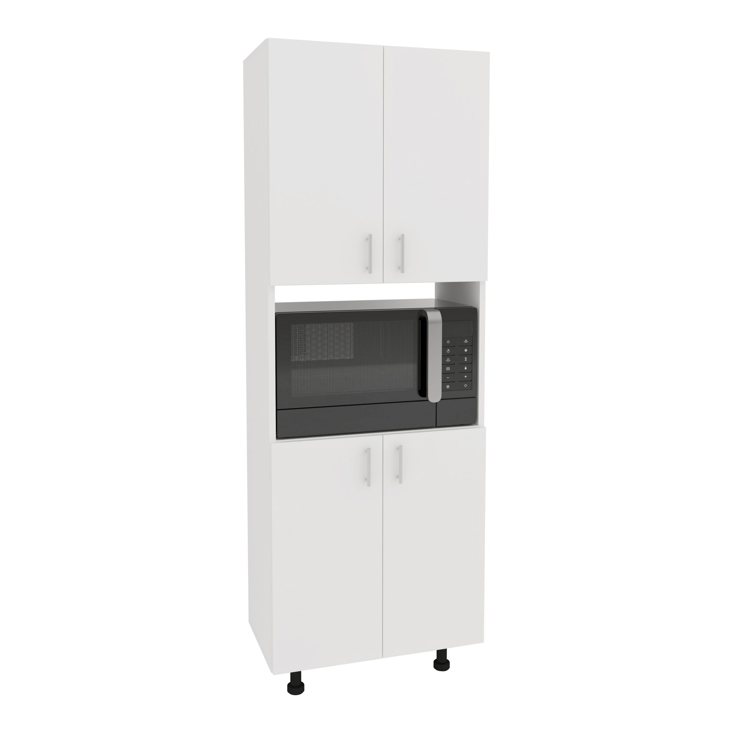 Dulap bucatarie Arno, 4 Usi, Alb, 56 x 30 x 161 cm