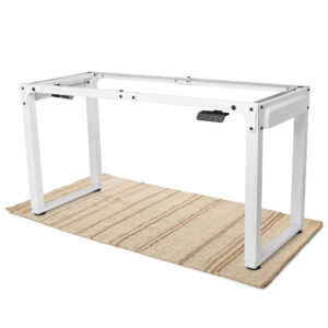 Cadru pentru Birou, Reglabil pe Inaltime Electric, Doctor Shield Nova, 70-115 cm, Dual Motor – Alb