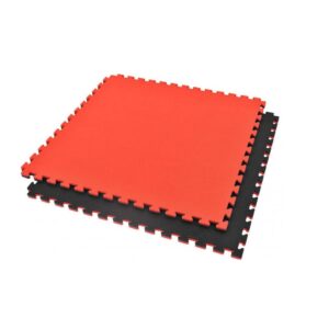 SALTEA TATAMI 1MX1M NEGRU/ROSU – 4CM
