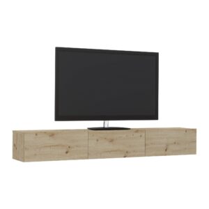 Comoda TV Elba, Stejar Artisan, 180 x 30 x 25 cm