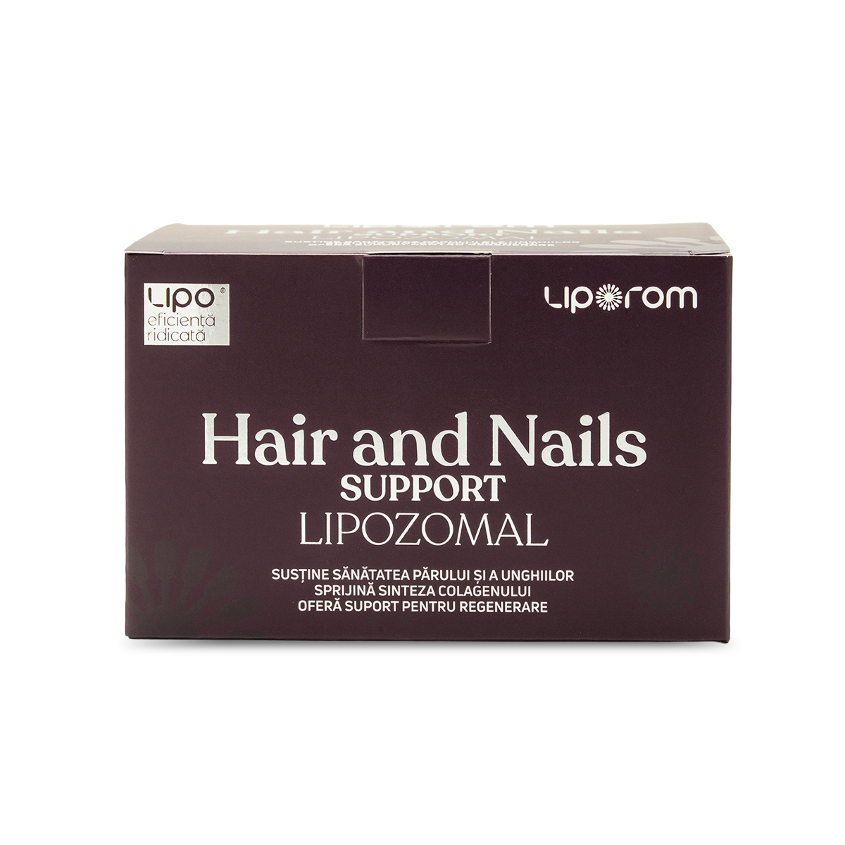 Hair & Nails Support Lipozomal Liporom, 30 plicuri – păr, unghii și collagen - Image 2
