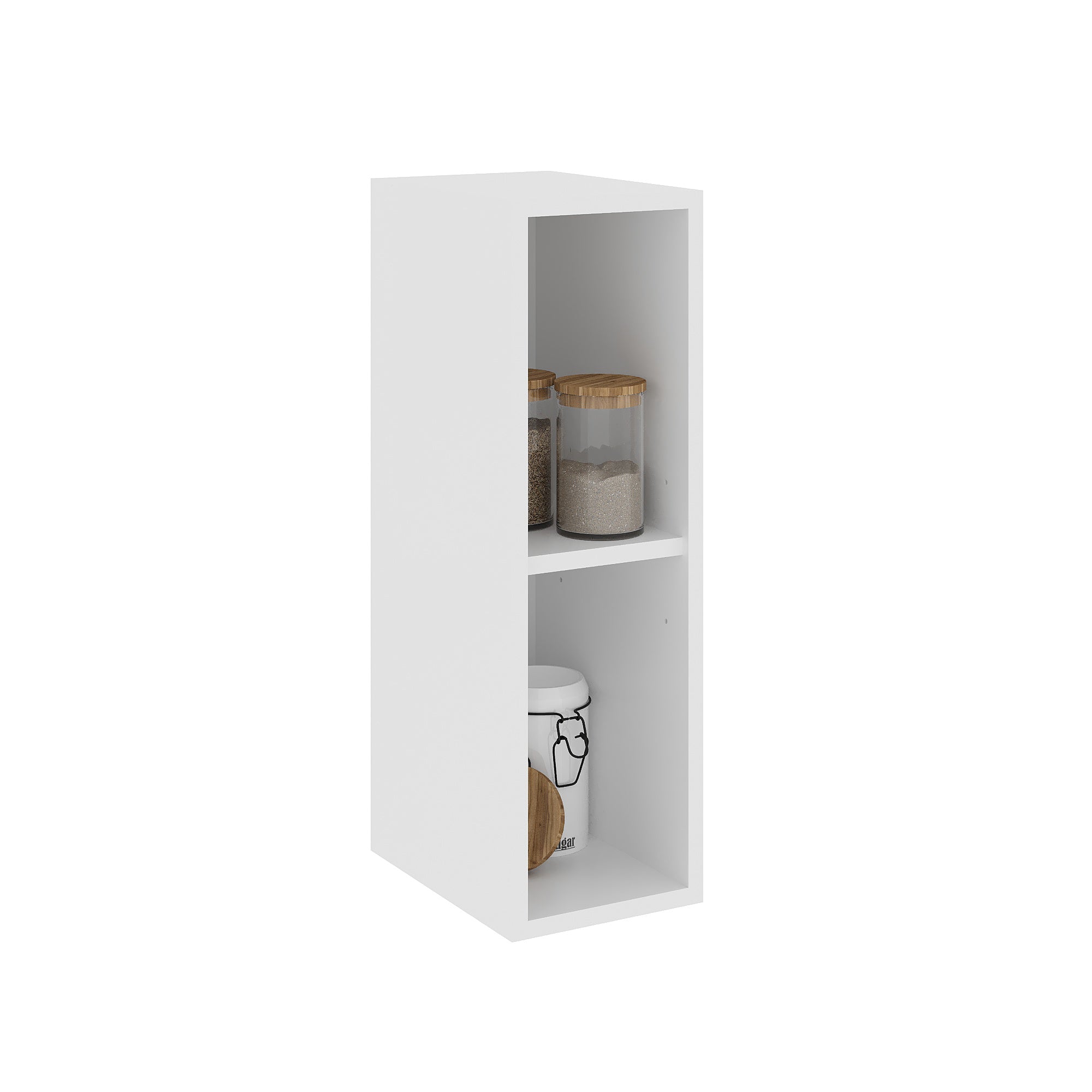 Corp Superior Karo, O Polita, Alb, 20 x 28 x 60 cm