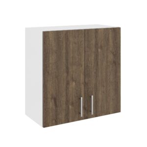 Corp Superior Karo, 2 Usi, Stejar Bronz/Alb, 60 x 30 x 60 cm
