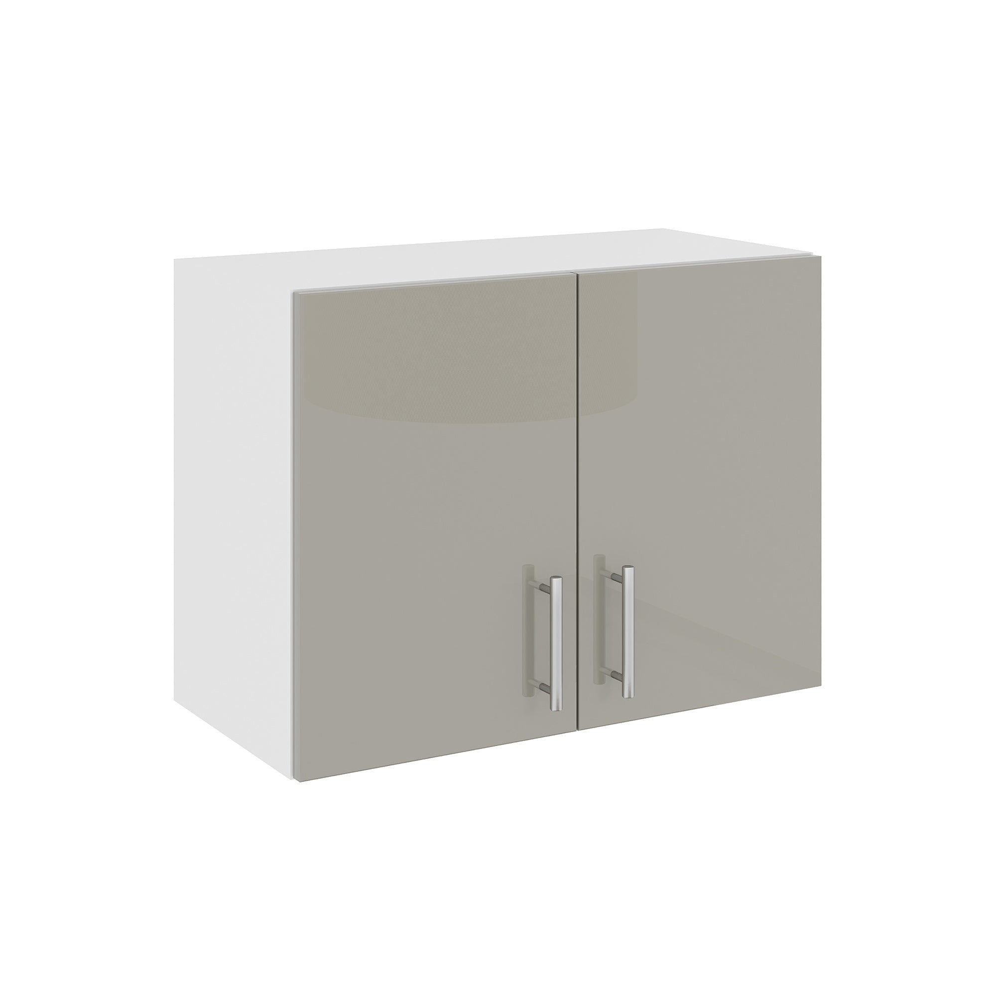 Corp Superior Hota Karo, Gri Lucios/Alb, MDF, 60 x 30 x 45 cm