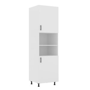 Corp Turn Karo, 2 Usi, cu spatiu cuptor, Alb, 60 x 57 x 210 cm