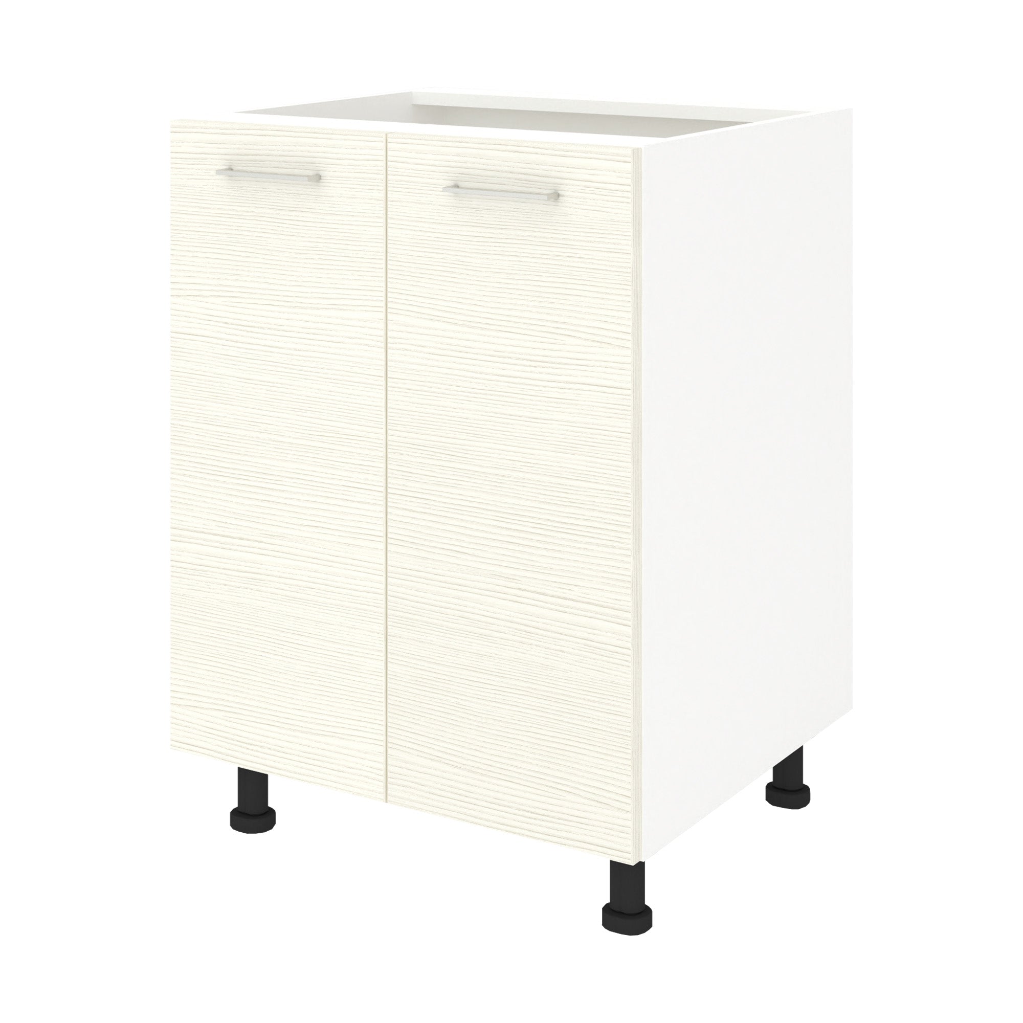 Corp Baza Lecce, 2 Usi, Larice/Alb, 60 x 50 x 80 cm