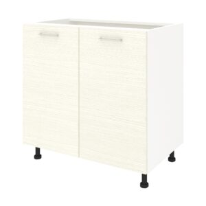 Corp Baza Lecce, 2 Usi, Larice/Alb, 80 x 50 x 80 cm