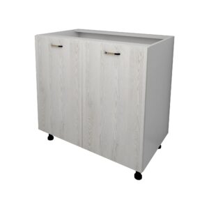 Corp Baza Lecce, 2 Usi, Pin Alb/Alb, 80 x 50 x 80 cm