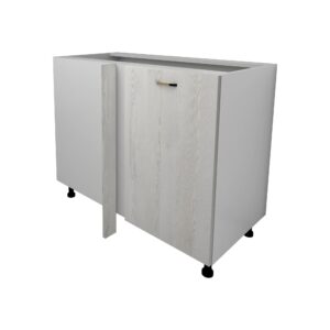 Corp Baza Colt Lecce, Pin Alb/Alb, 98 x 50 x 80 cm