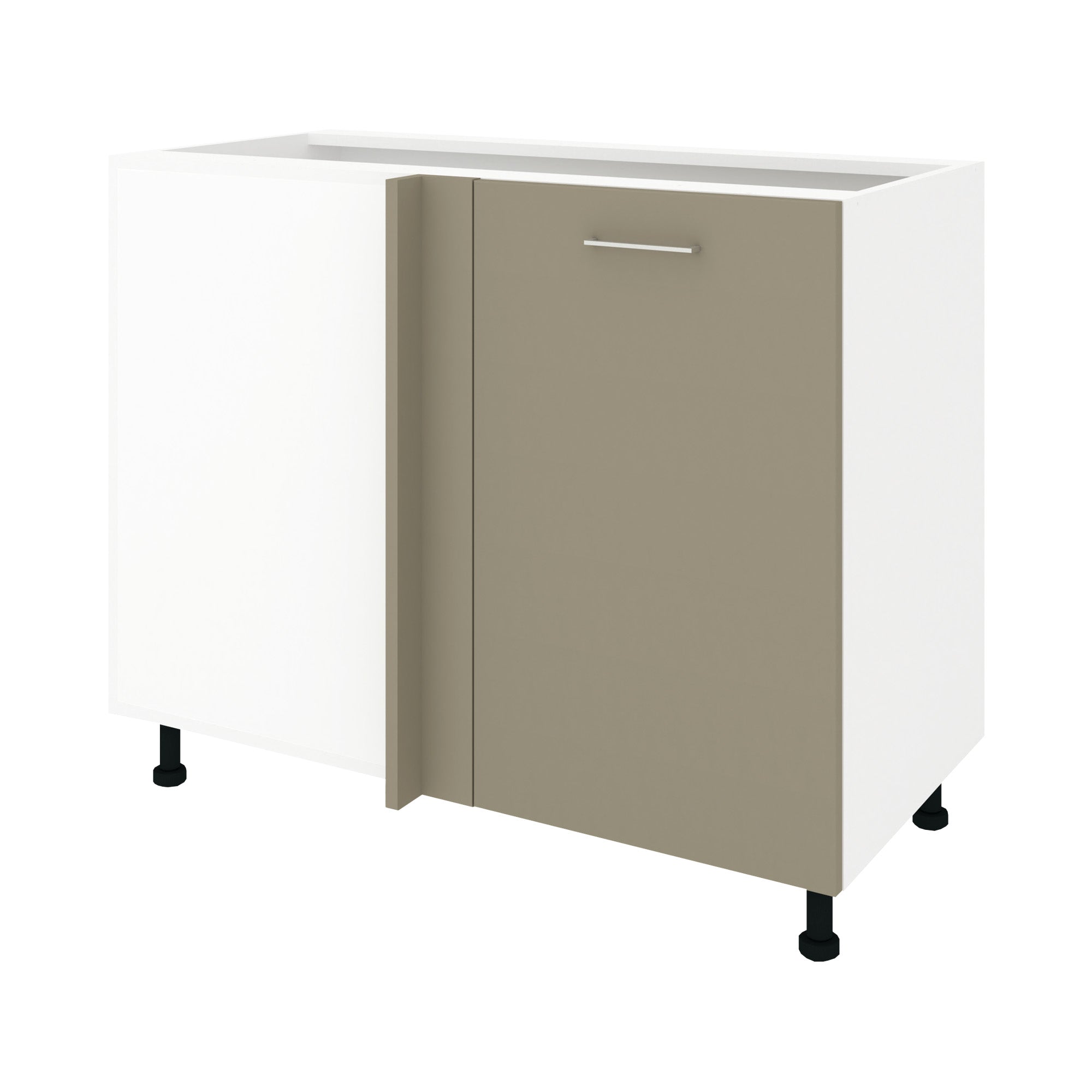 Corp Baza Colt Lecce, Taupe/Alb, 98 x 50 x 80 cm