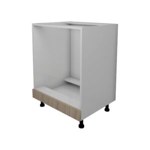 Corp Cuptor Lecce, Stejar Sonoma/Alb, 60 x 50 x 80 cm