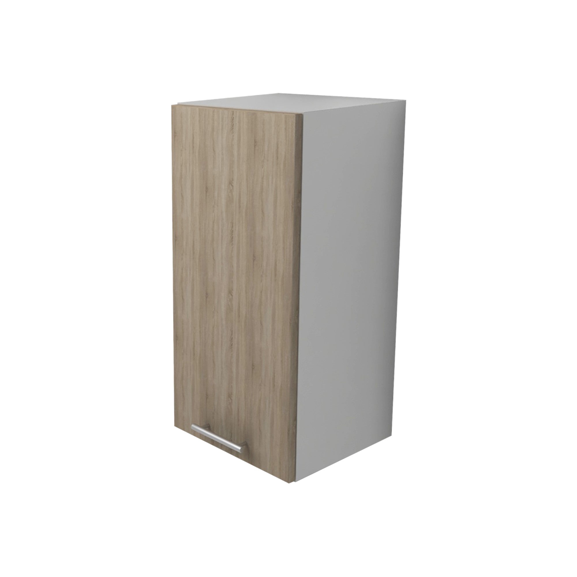 Corp Superior Lecce, 1 Usa, Stejar Sonoma/Alb, 30 x 30 x 65 cm