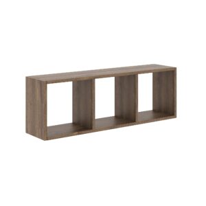 Etajera Lira, 3 Casete, Stejar Bronz, 90 x 20 x 30 cm