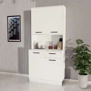 Bufet Oma, Alb, L 84 cm