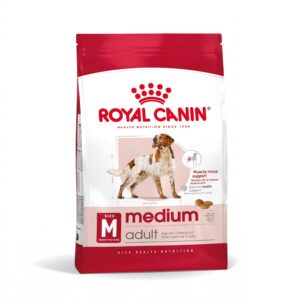 Royal Canin Medium Adult hrana uscata caine 15 + 3kg Gratuit