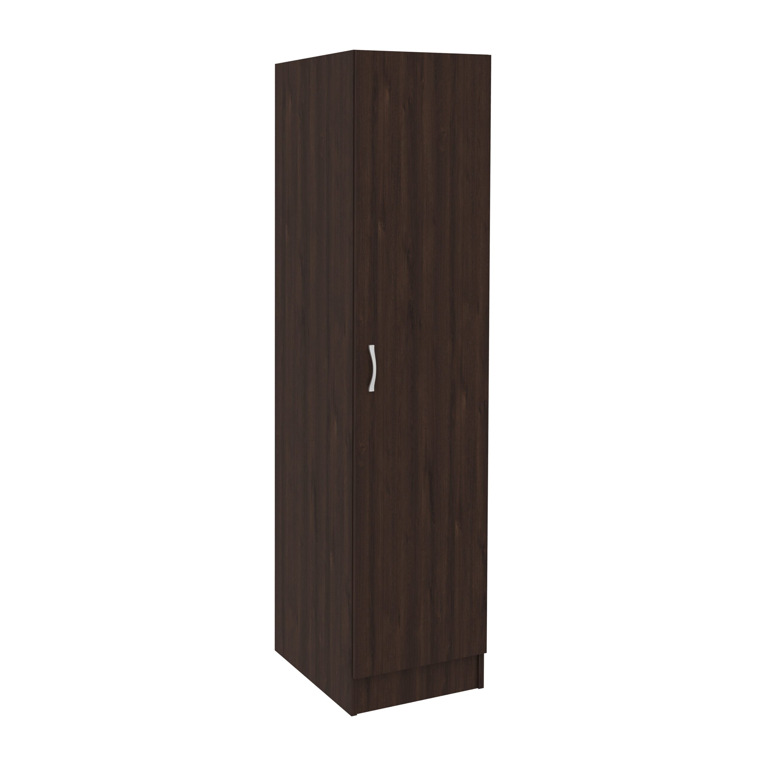Dulap Remi, O Usa, cu polite, Stejar Bronz, 40 x 51 x 170 cm