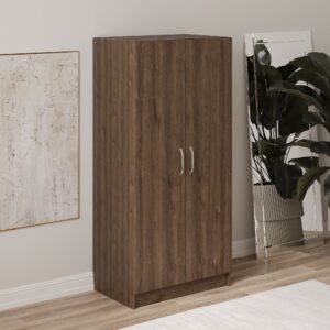 Dulap Remi, 2 Usi, Stejar Bronz, 80 x 51 x 170 cm