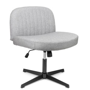 Scaun de Birou, Dr.Home Bixby XL, Fara Roti, Material Textil – Gri
